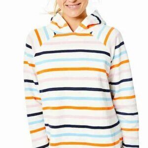 Addison Bay Striped Hooded Sweatshirt Women’s XS